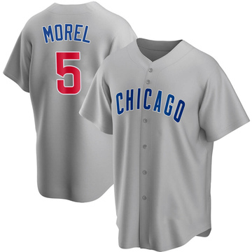 Christopher Morel Chicago Cubs Women's Red RBI Slim Fit V-Neck T-Shirt 