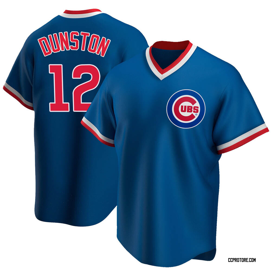 MAJESTIC  SHAWON DUNSTON Chicago Cubs 1987 Cooperstown Baseball Jersey